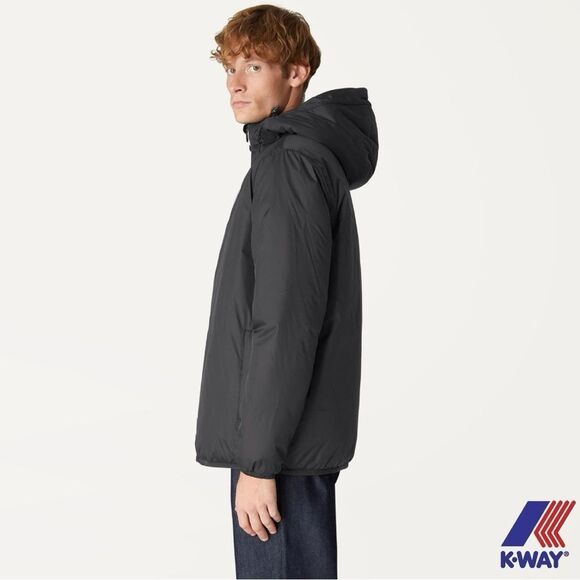 K-Way **NWT** Le Vrai 3.0 Claude Orsetto Unisex Jacket in Black Pure - Picture 3 of 9